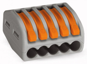 Соединительнная клемма FJ-405 (5 проводов) многоразовая