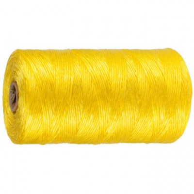 Шпагат STAYER многоцелевой полипропиленовый, d=1,5 мм, желтый, 60 м, 32 кгс, 0,8 ктекс