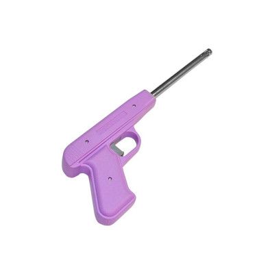 Пьезозажигалка ENERGY JZDD-17-BRD пистолет, фиолетовая 