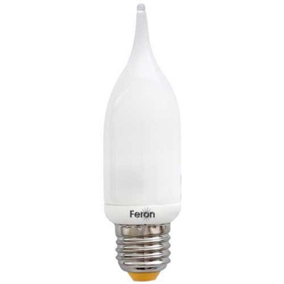 Лампа 11W 230V E27 2700K свеча на ветру, ELC76 Feron