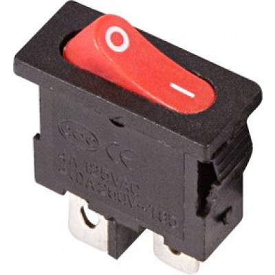 REXANT выкл клавишный 250В 6А (2с) ON-OFF красн, Mini (RWB-103 SC-766)