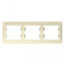 Рамка 3-м горизонт GLOSSA беж