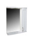 Зеркало "ЛАУРА 60 С" (белый) 600х750х150