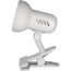 Светильник настолный Camelion H-035 прищепка, белый 220V 60W Е27