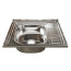  Мойка 50х60 (0, 6) лев вып 3 1/2 MIXLINE 16см с сифоном