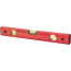 Уровень алюминиевый 600 мм, 3 глазка, красный, линейка MATRIX