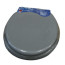 Сиденье д/унитаза мягкое серое Турция