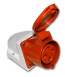 Розетка 124 3Р+РЕ 32А 380В IP44
