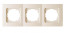 Рамка 3-я крем. NILSON TOURAN (Thema) 