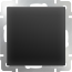 Выключатель 1 клавиш.черн/матовая WERKEL