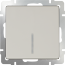 Выключатель 1 клавиш.слонов.кость с подсветкой WERKEL