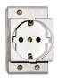 Розетка РДЕ-47 на динрейку с з/к